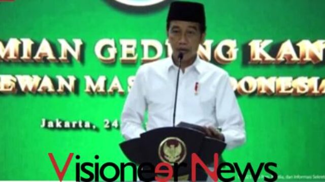 Presiden Jokowi Resmikan Kantor Dewan Masjid Indonesia di Atas Tanah Bekas Aset BLBI